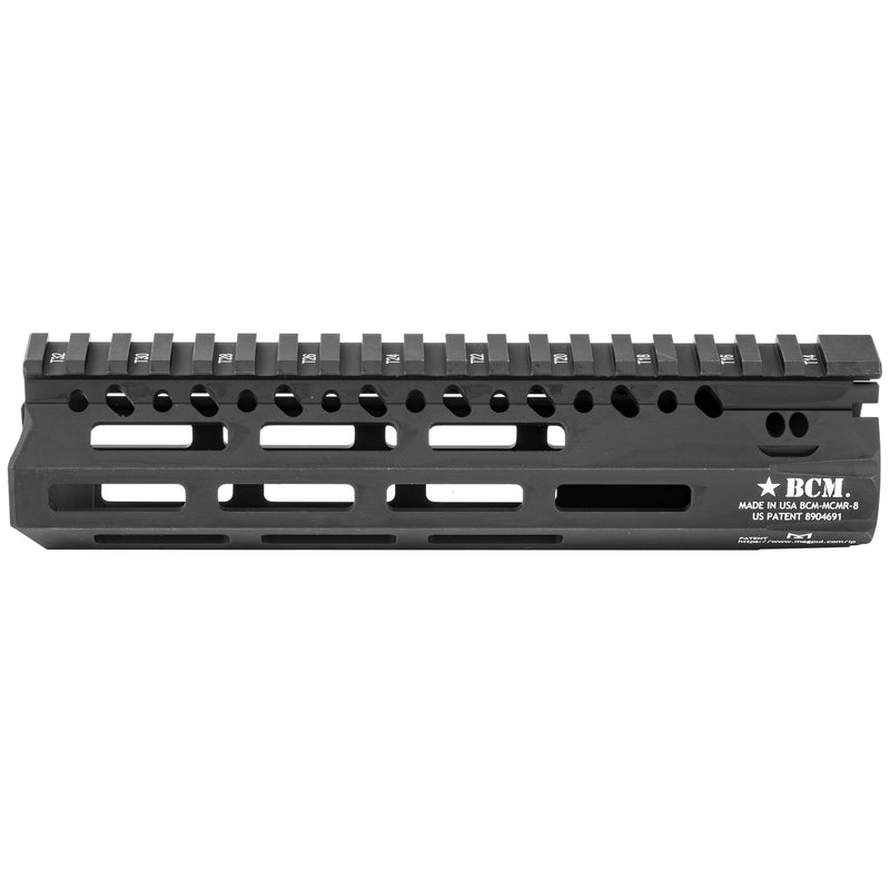 Load image into Gallery viewer, BCM GUNFTR MCMR RAIL 556 8 BLK MLOK - BCM-MCMR-8-556-BLK - Marksmans Corner
