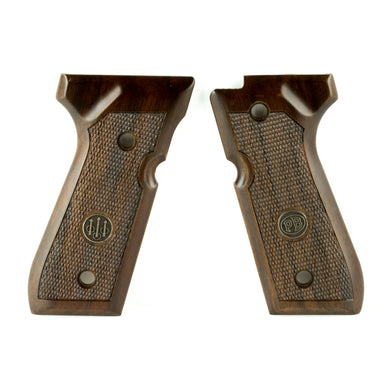 BERETTA GRIPS 92 96FS WOOD CHKRD - BRJG92FSW - Marksmans Corner