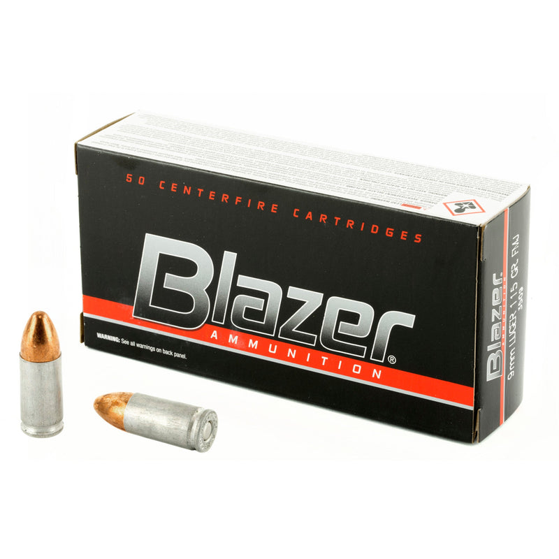 Load image into Gallery viewer, BLAZER 9MM 115GR FMJ 50/1000 - CCI3509 - Marksmans Corner
