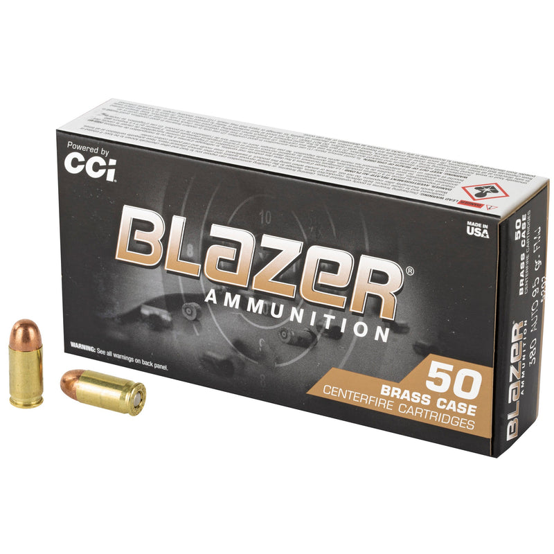 Load image into Gallery viewer, BLAZER BRASS 380ACP 95GR FMJ 50/1000 - CCI5202 - Marksmans Corner
