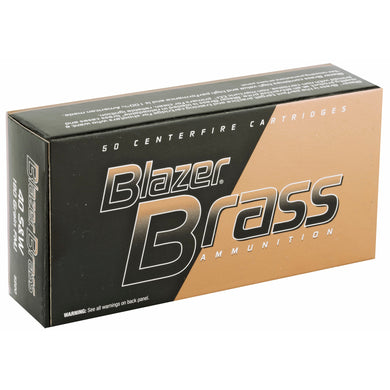 BLAZER BRASS 40SW 180GR FMJ 50/1000 - CCI5220 - Marksmans Corner