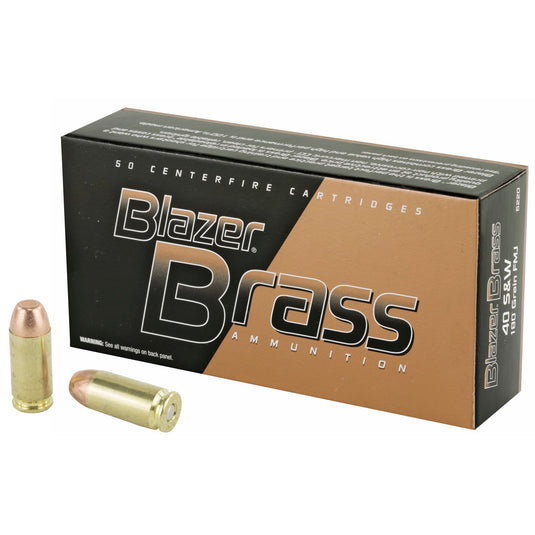 BLAZER BRASS 40SW 180GR FMJ 50/1000 - CCI5220 - Marksmans Corner