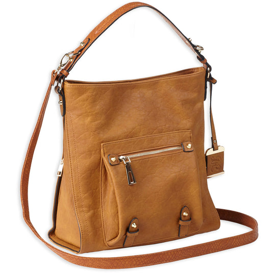 BULLDOG HOBO ANNA PURSE COGNAC - BDP-054 - Marksmans Corner