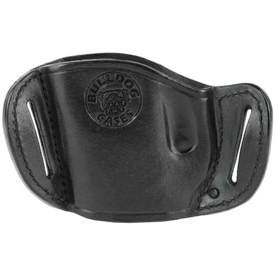 BULLDOG MOLDED LEATHER BLK RH LRG - BDMLB-L - Marksmans Corner