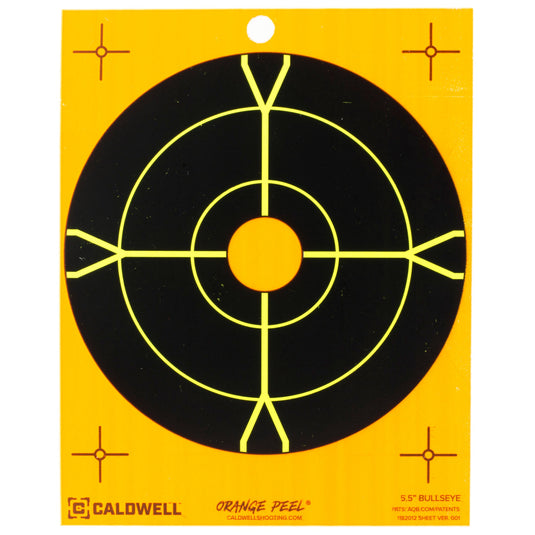 CALDWELL BULLSEYE TRGT 5.5 25PK - CAL1166108 - Marksmans Corner