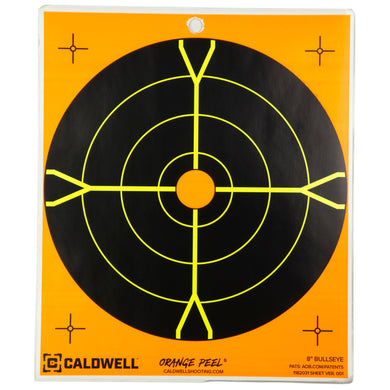 CALDWELL BULLSEYE TRGT 8 25PK - CAL1166110 - Marksmans Corner