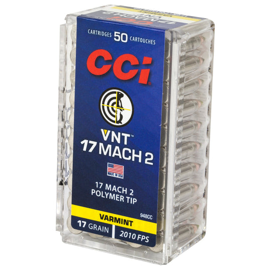 CCI 17 MACH 2 17GR VRMNT TIP 50/5000 - CCI948CC - Marksmans Corner