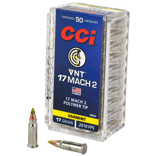 CCI 17 MACH 2 17GR VRMNT TIP 50/5000 - CCI948CC - Marksmans Corner