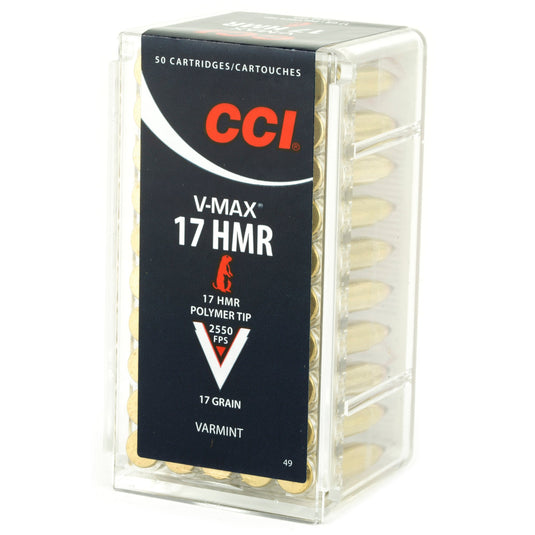 CCI 17HMR 17GR V-MAX 50/2000 - CCI49 - Marksmans Corner