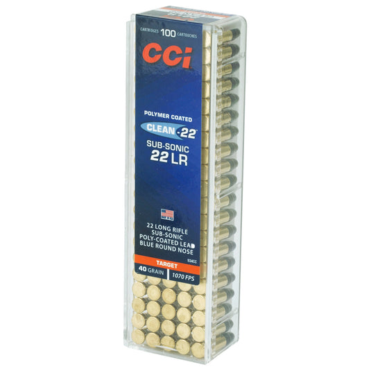 CCI 22LR SUB 40GR LRN BLUE 100/5000 - CCI934CC - Marksmans Corner