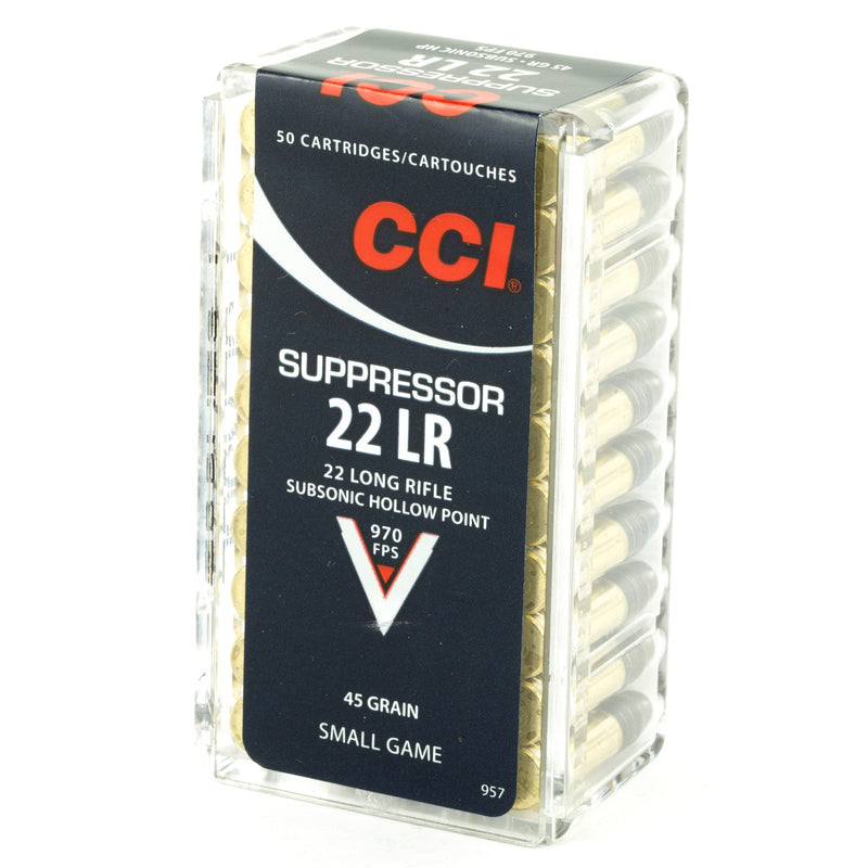 Load image into Gallery viewer, CCI 22LR SUPPRESSOR 45GR HP 50/5000 - CCI957 - Marksmans Corner
