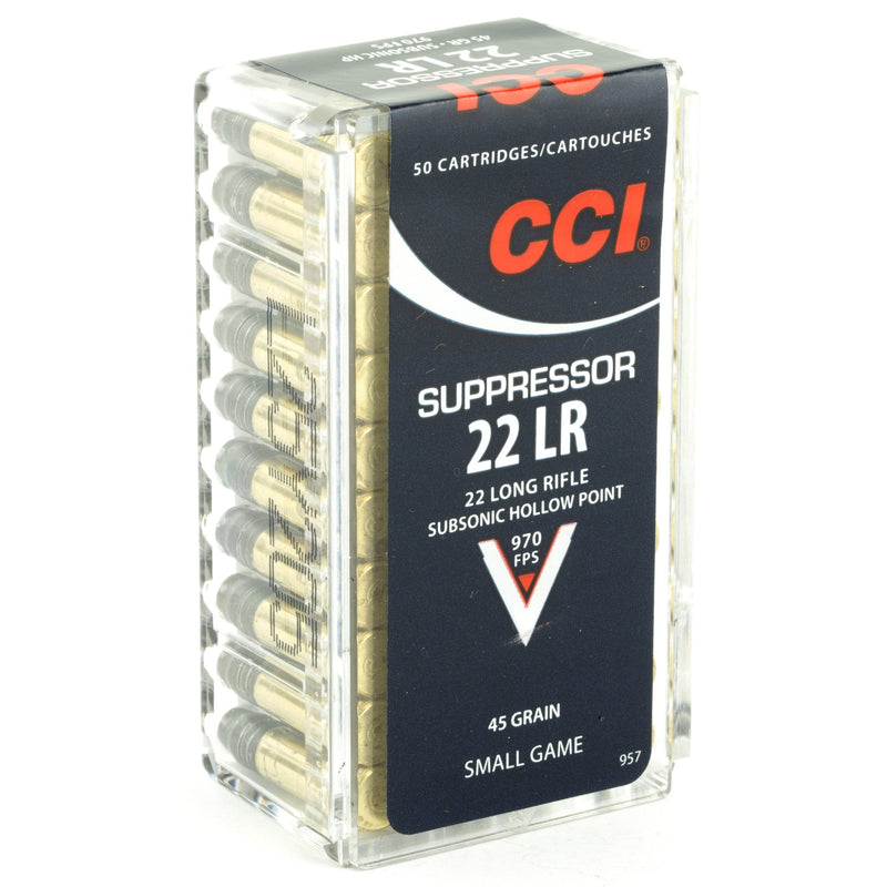 Load image into Gallery viewer, CCI 22LR SUPPRESSOR 45GR HP 50/5000 - CCI957 - Marksmans Corner
