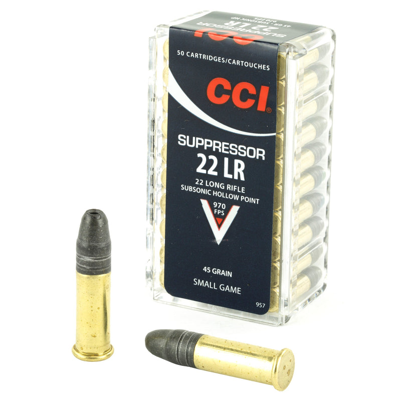 Load image into Gallery viewer, CCI 22LR SUPPRESSOR 45GR HP 50/5000 - CCI957 - Marksmans Corner
