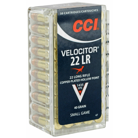 CCI 22LR VELOCITOR 40GR HP 50/5000 - CCI47 - Marksmans Corner