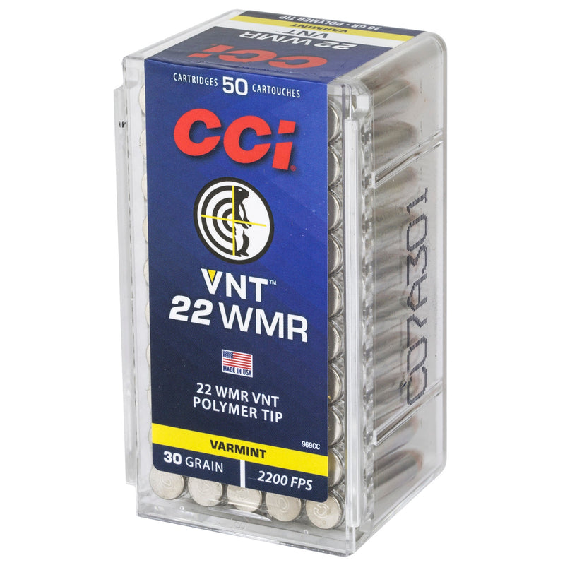 Load image into Gallery viewer, CCI 22WMR 30GR VARMINT TIP 50/2000 - CCI969CC - Marksmans Corner
