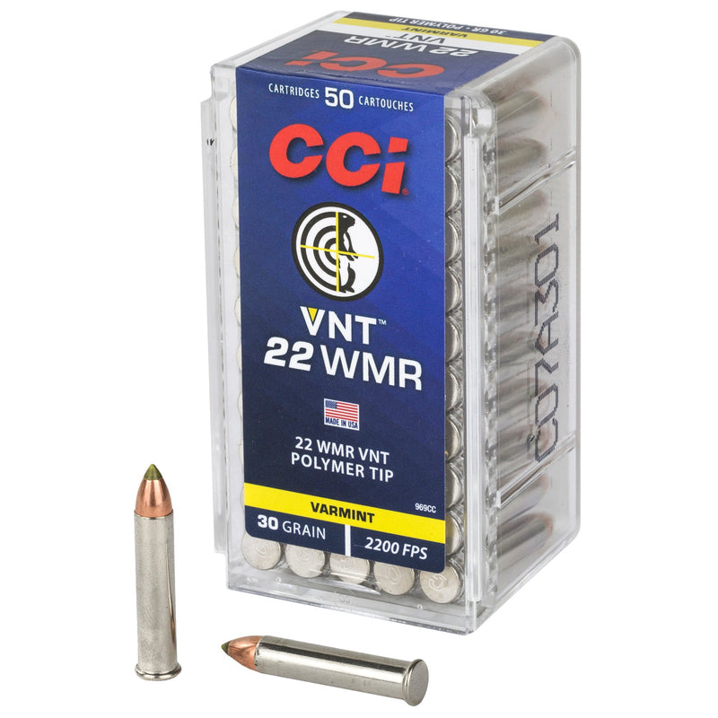 Load image into Gallery viewer, CCI 22WMR 30GR VARMINT TIP 50/2000 - CCI969CC - Marksmans Corner
