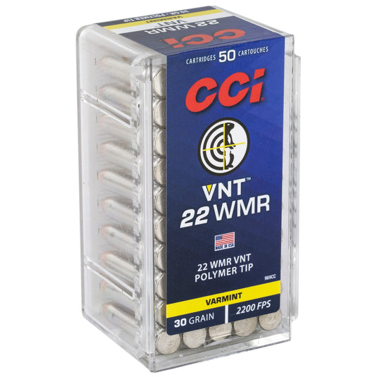 CCI 22WMR 30GR VARMINT TIP 50/2000 - CCI969CC - Marksmans Corner