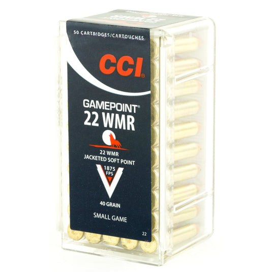 CCI 22WMR 40GR GAMEPOINT 50/2000 - CCI22 - Marksmans Corner