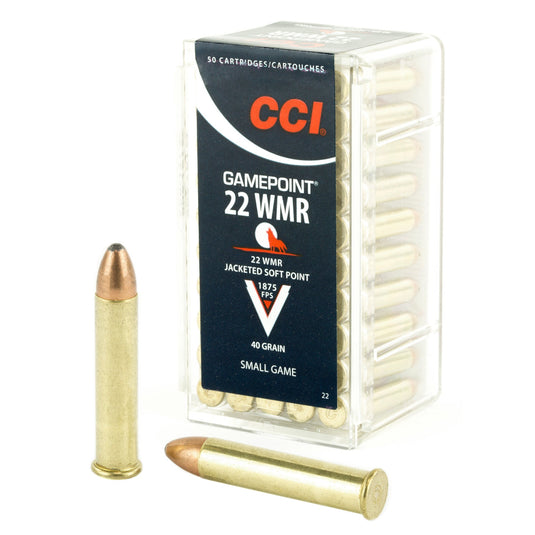 CCI 22WMR 40GR GAMEPOINT 50/2000 - CCI22 - Marksmans Corner