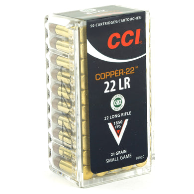 CCI COPPER-22 22LR 21GR 50/5000 - CCI925CC - Marksmans Corner