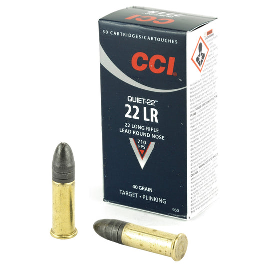 CCI QUIET 22LR 40GR LRN 50/5000 - CCI960 - Marksmans Corner