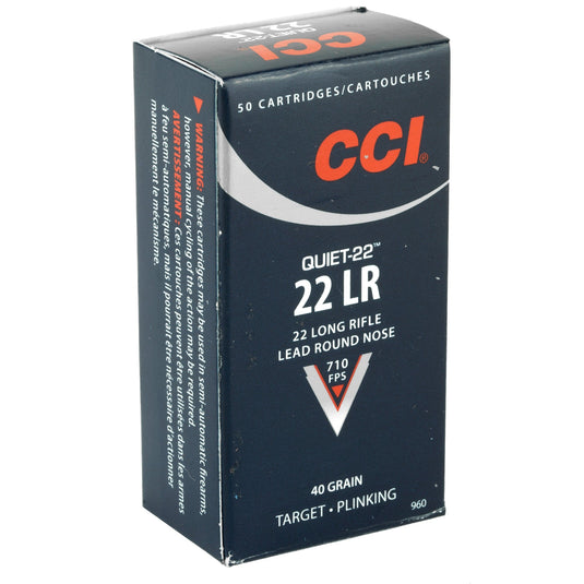 CCI QUIET 22LR 40GR LRN 50/5000 - CCI960 - Marksmans Corner