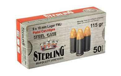 CENT ARMS STER 9MM 115GR FMJ 50/1500 - CARASAM8189 - Marksmans Corner