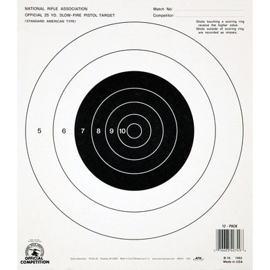 CHAMPION NRA B16 25YD PSTL S/F 100PK - OUT40722 - Marksmans Corner