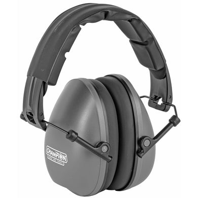 CHAMPION SHOOTING EAR MUFF SLIM BLK - OUT40971 - Marksmans Corner