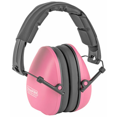 CHAMPION SHOOTING EAR MUFFS SLIM PNK - OUT40972 - Marksmans Corner