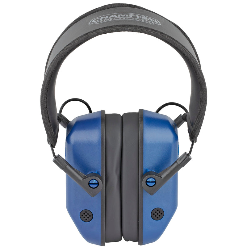 Load image into Gallery viewer, CHAMPION VANQUISH ELEC MUFF BLUE - OUT40979 - Marksmans Corner
