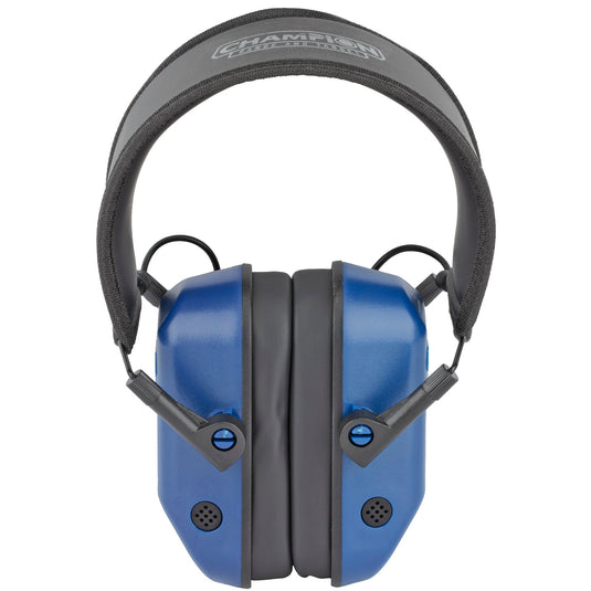 CHAMPION VANQUISH ELEC MUFF BLUE - OUT40979 - Marksmans Corner