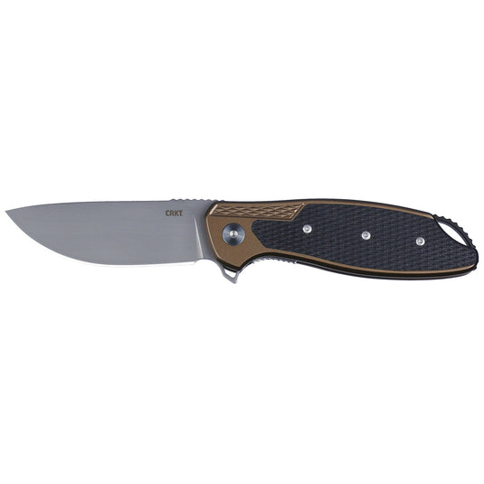 CRKT JAKE OD GREEN 3.32 PLAIN EDGE - CRKK360GXP - Marksmans Corner