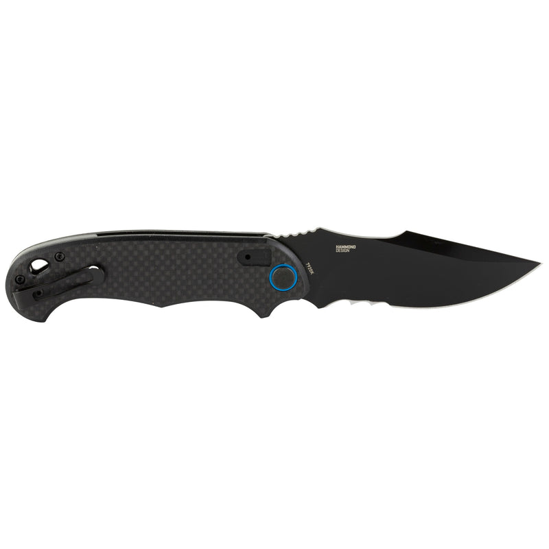 Load image into Gallery viewer, CRKT P.S.D. BLACK W/VEFF SERRA 3.63 - CRK7920K - Marksmans Corner
