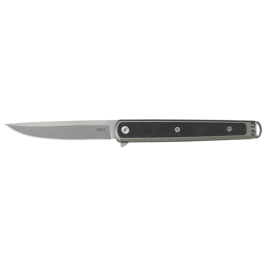 CRKT SEIS BLACK 3.32 PLAIN EDGE - CRK7123 - Marksmans Corner