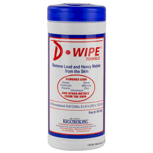 D-WIPE TOWELS 12-40 CT CANISTERS - DLEADWT040-22 - Marksmans Corner