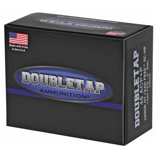 DBLTAP 45ACP+P 160GR SCHP 20/1000 - DBT45A160X - Marksmans Corner