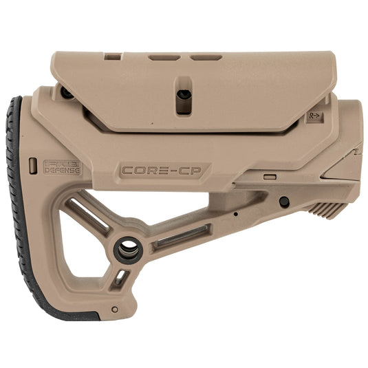 FAB DEF AR15/M4 CMPCT STK W/CP FDE - FABFX-GLCORESCPT - Marksmans Corner