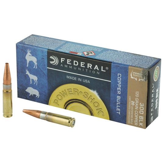 FED 300BLK 120GR POWER-SHK SP 20 - FE300BLK120LFA - Marksmans Corner