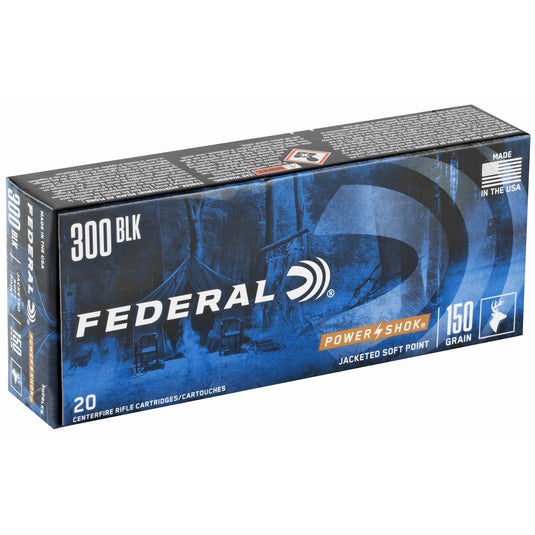 FED 300BLK 150GR POWER-SHK SP 20/200 - FE300BLKB - Marksmans Corner