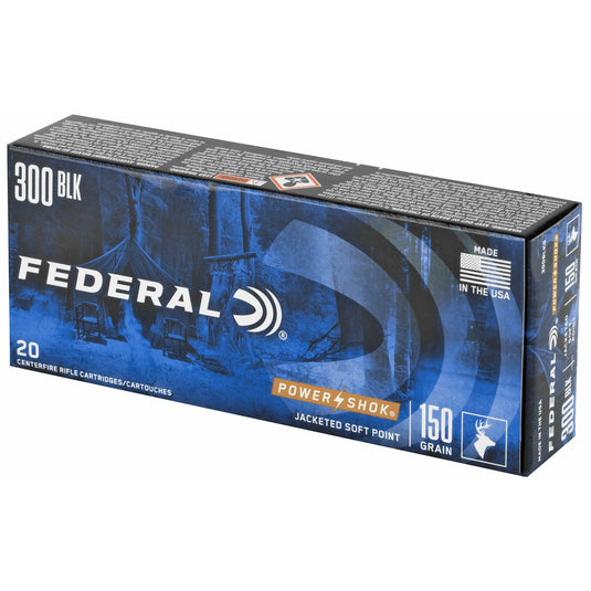 FED 300BLK 150GR POWER-SHK SP 20/200 - FE300BLKB - Marksmans Corner