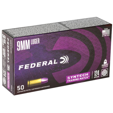 FED AE 9MM 124GR TRN MTCH TSJ 50/500 - FEAE9SJ4 - Marksmans Corner