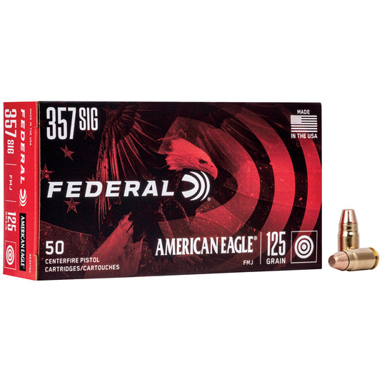 FED AM EAGL 357SIG 125GR FMJ 50/1000 - FEAE357S2 - Marksmans Corner