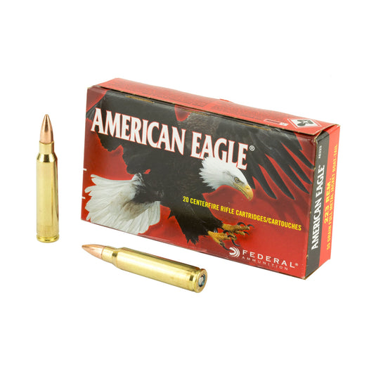 FED AM EAGLE 223REM 55G FMJ BT20/500 - FEAE223 - Marksmans Corner