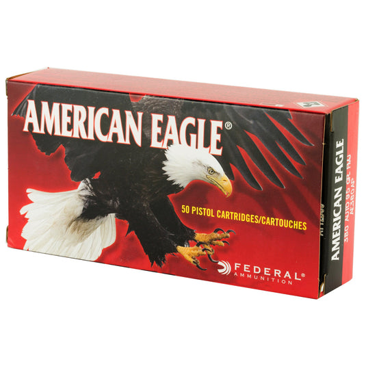 FED AM EAGLE 380ACP 95GR FMJ 50/1000 - FEAE380APBX - Marksmans Corner