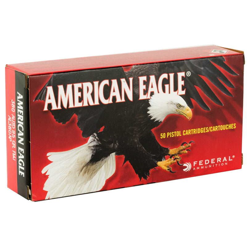 Load image into Gallery viewer, FED AM EAGLE 380ACP 95GR FMJ 50/1000 - FEAE380APBX - Marksmans Corner
