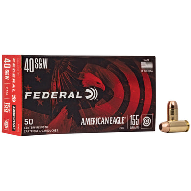 FED AM EAGLE 40S&W 155GR FMJ 50/1000 - FEAE40R2 - Marksmans Corner