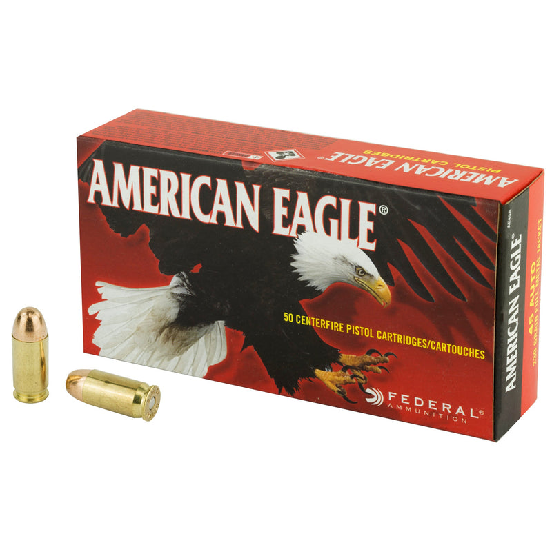 Load image into Gallery viewer, FED AM EAGLE 45ACP 230GR FMJ 50/1000 - FEAE45ABX - Marksmans Corner
