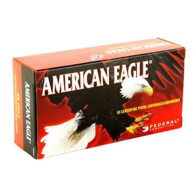 FED AM EAGLE 45LC 225GR JSP 50/1000 - FEAE45LCBX - Marksmans Corner