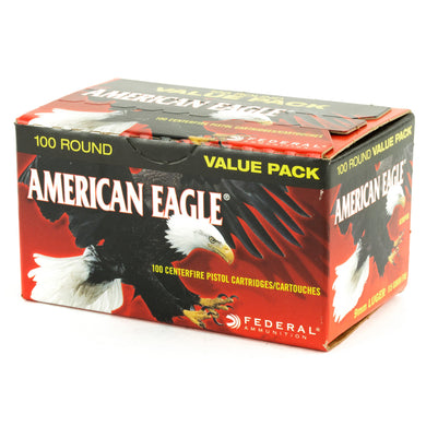 FED AM EAGLE 9MM 115GR FMJ 100/500 - FEAE9DP100 - Marksmans Corner